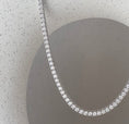 Cargar la imagen en la vista de la galería, COLLAR TENNIS MOISSAINITA PLATEADO
