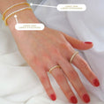 Cargar la imagen en la vista de la galería, PULSERA DE TENNIS MOISSAINITA DORADO