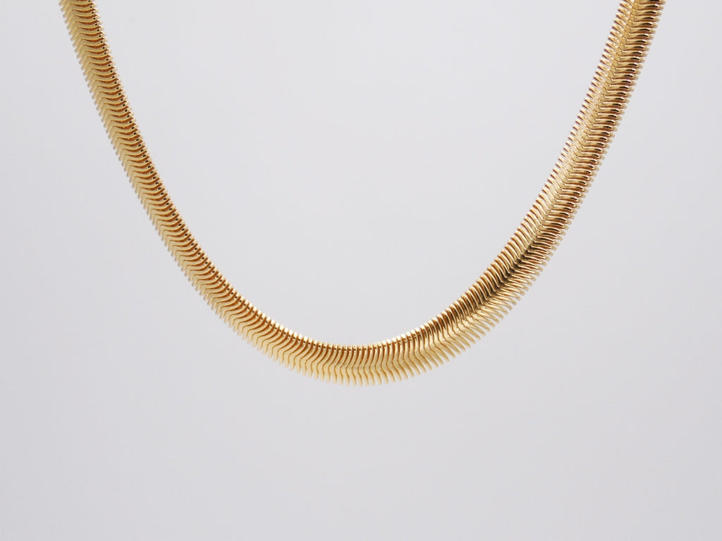 COLLAR SNAKE VINTAGE 16' DORADO
