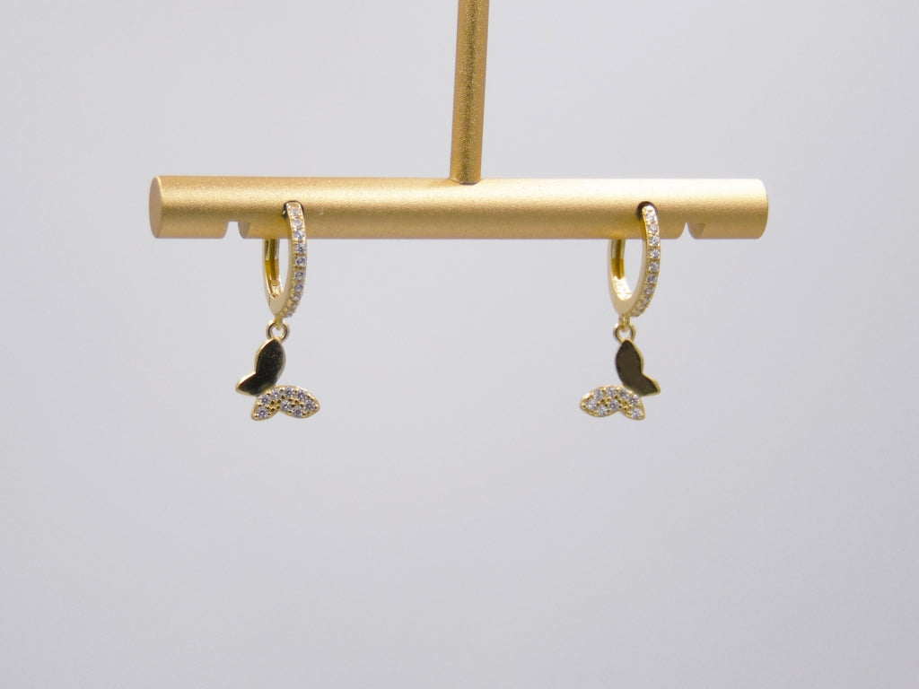 Arracada Mariposa Dorada