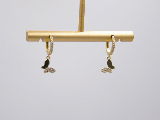 Arracada Mariposa Dorada