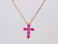 Cargar la imagen en la vista de la galería, COLLAR CRUZ MINI CON ZIRCONIAS
