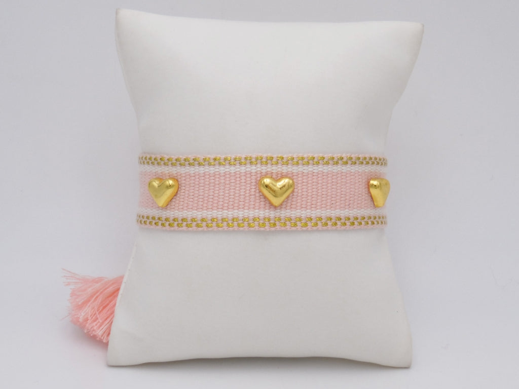 Pulseras De Tejido Con Charms