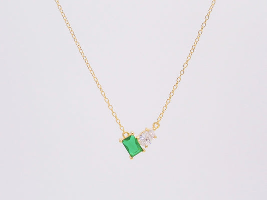 Pop Of Color Emerald & Drop
