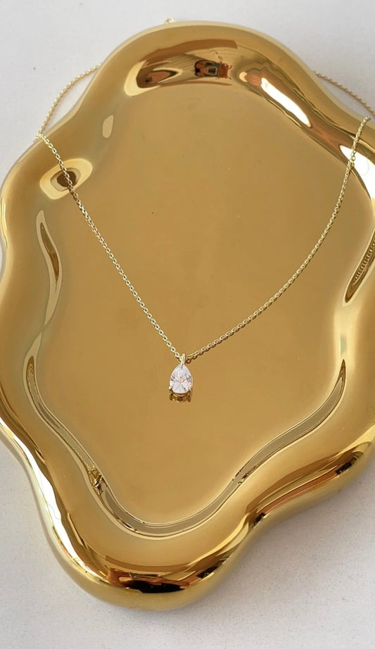 Pear Cut Necklace